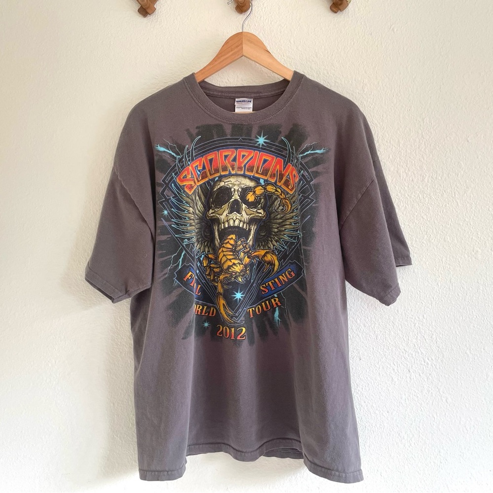 Scorpions Concert Band Tshirt Final Sting World Tour 2012